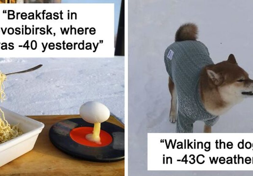 30 Pictures That Show How Unfathomably Cold It Is In Russia Right Now