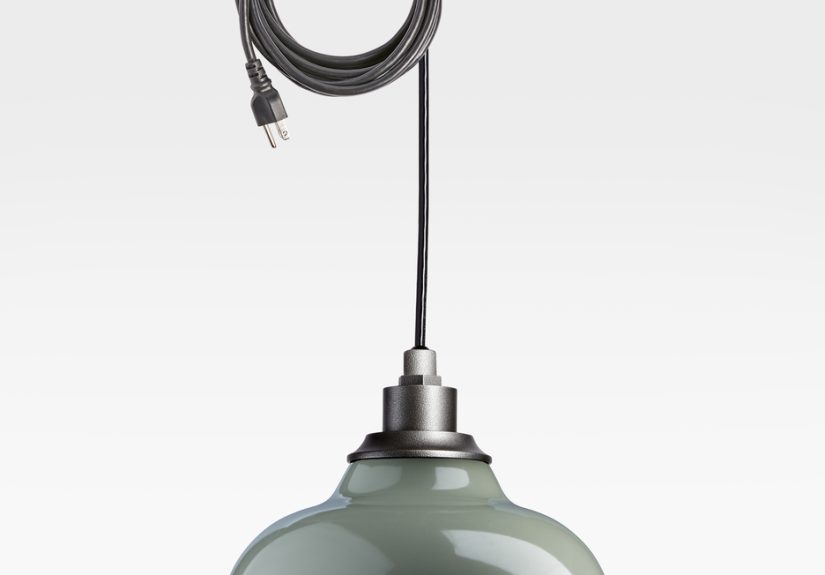 Carson 12 in. Plug-in Indoor/Outdoor Pendant with Cage