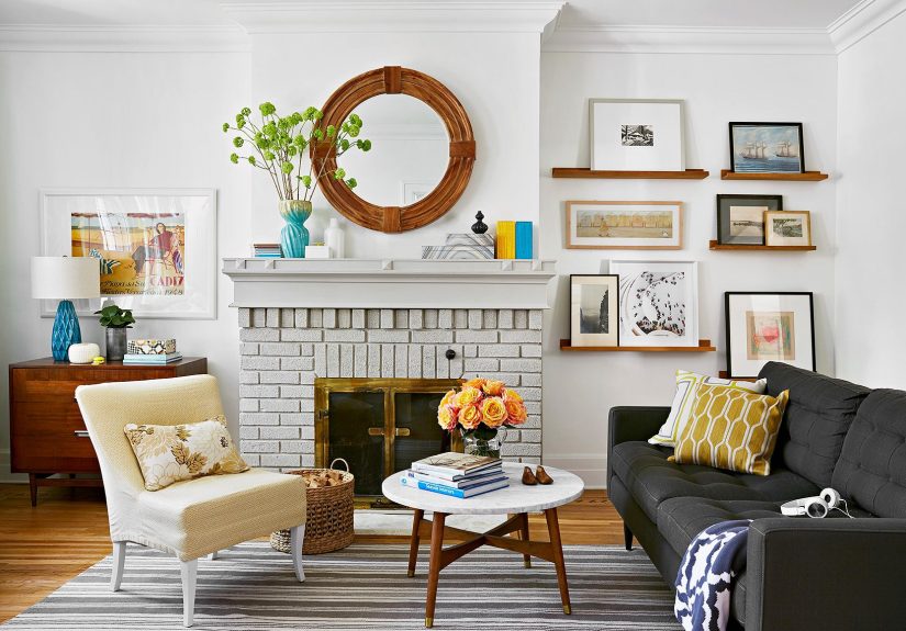 How to Paint a Brick Fireplace for an Updated Modern Look