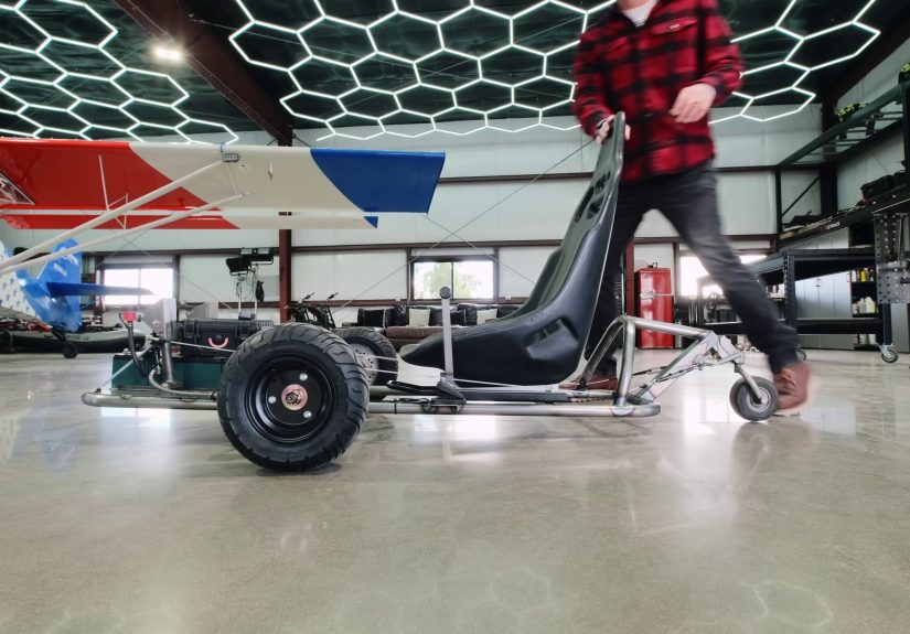 Tailwheel Trainer Go-Cart To Avoid Wrecked Planes