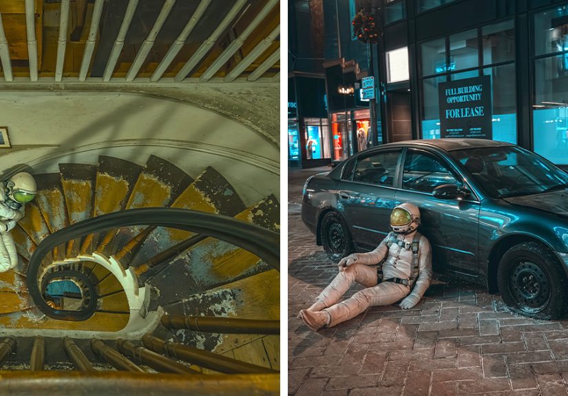 “The Lonely Astronaut”: Capturing Self-Portraits In Decaying, Abandoned Environments (40 Pics)