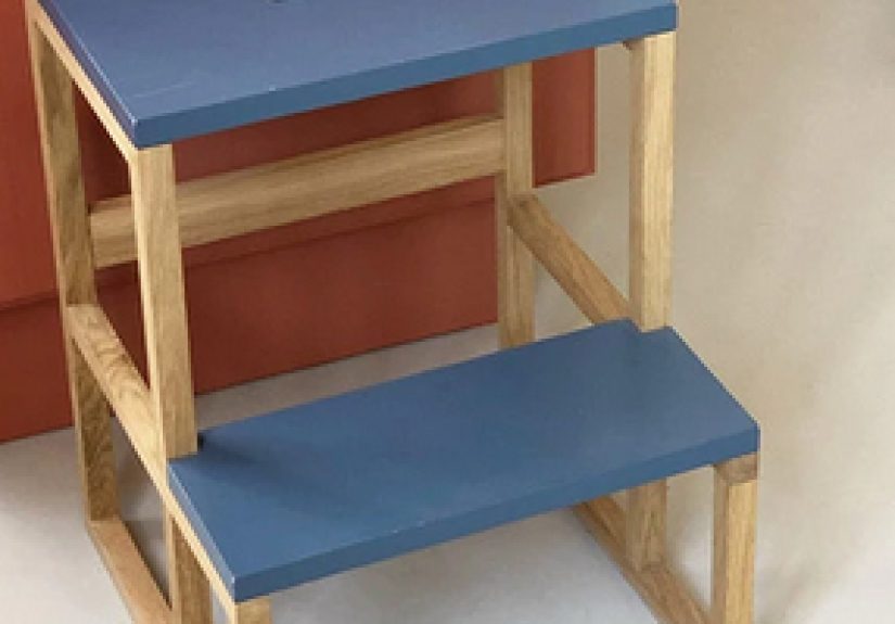 Tripper Stool - Misty Blue
