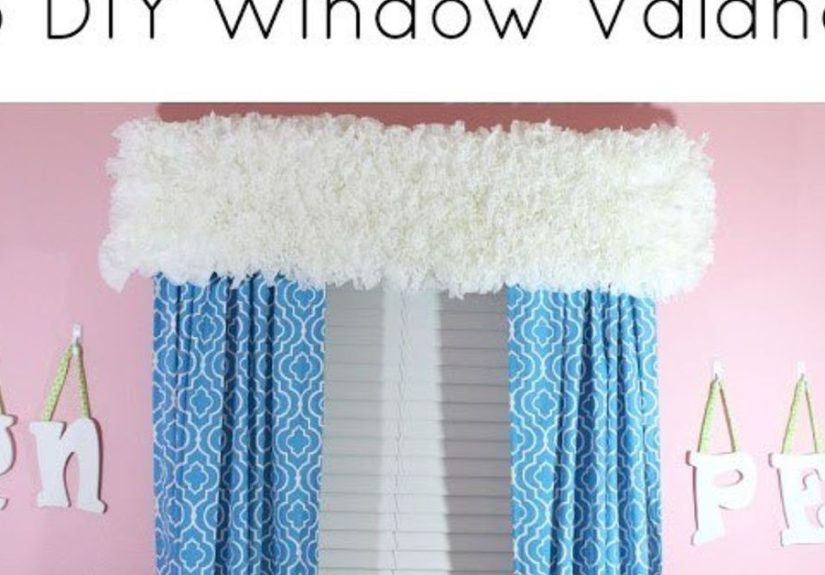 $5 DIY WINDOW VALANCE