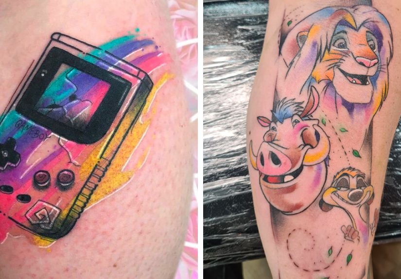 98 ‘90s Tattoos That Play With The Decades Culture