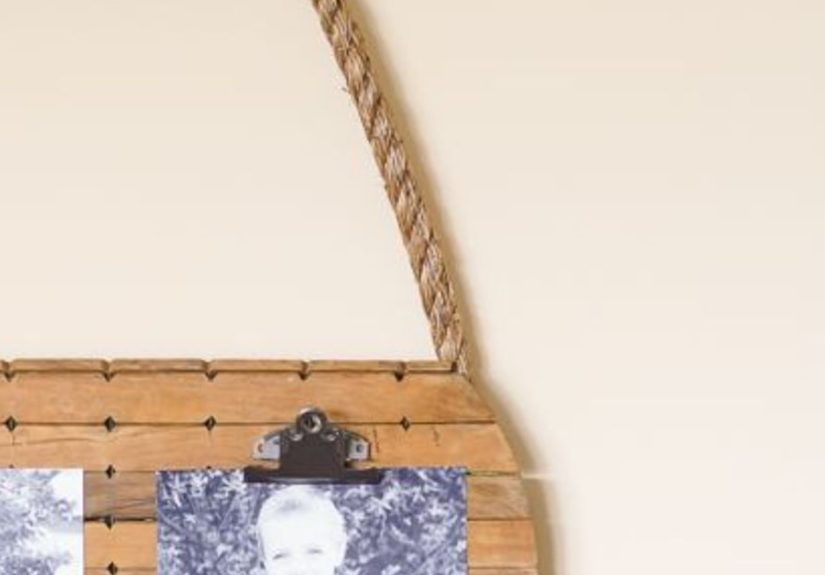 Hanging Pulley Photo Display
