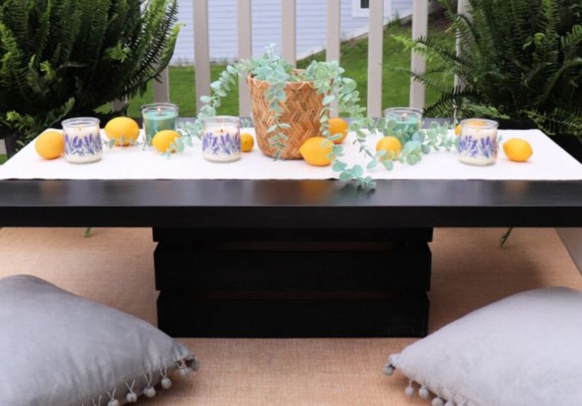 How to Build and Style a Stunning DIY Outdoor Coffee Table