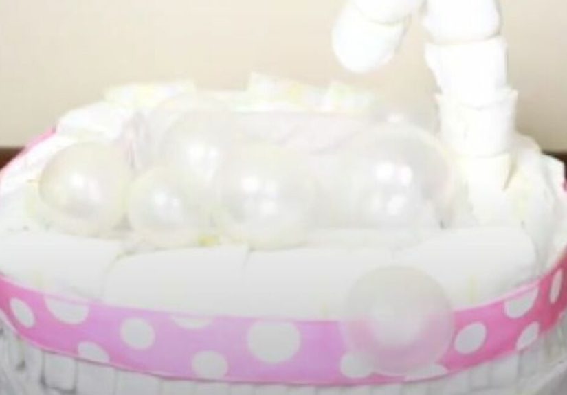 How to Create a Perfect Baby Shower Diaper Cake