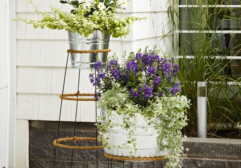 How to Make a Tomato Cage Plant Stand