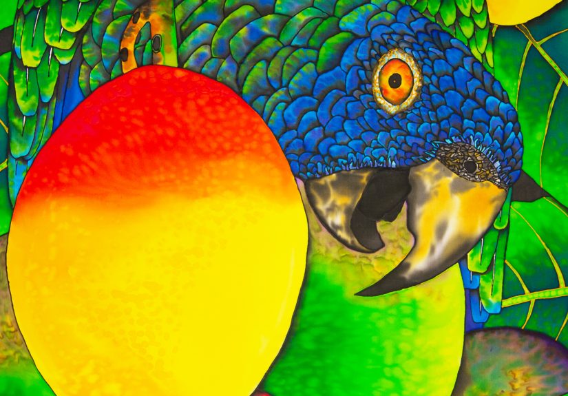 I Created This Painting After Seeing The St. Lucia Amazon Parrot In The Wild. I Tried To Capture A Little Of That Beautiful Moment.