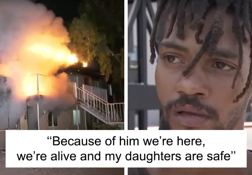 &ldquo;I Got You&rdquo;: A Homeless Man Rescues Family As They Jump From A Burning Building