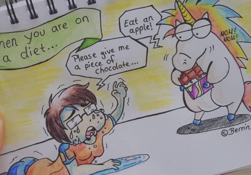 I Made A Comic About The ‘Fitnessunicorn’ And Me