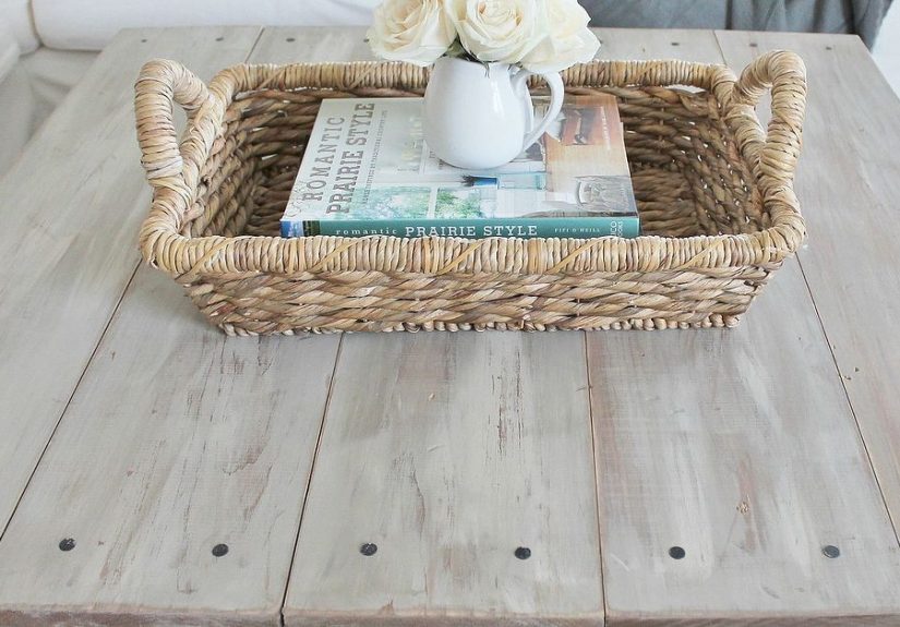 IKEA Hacked Barnboard Coffee Table Tutorial