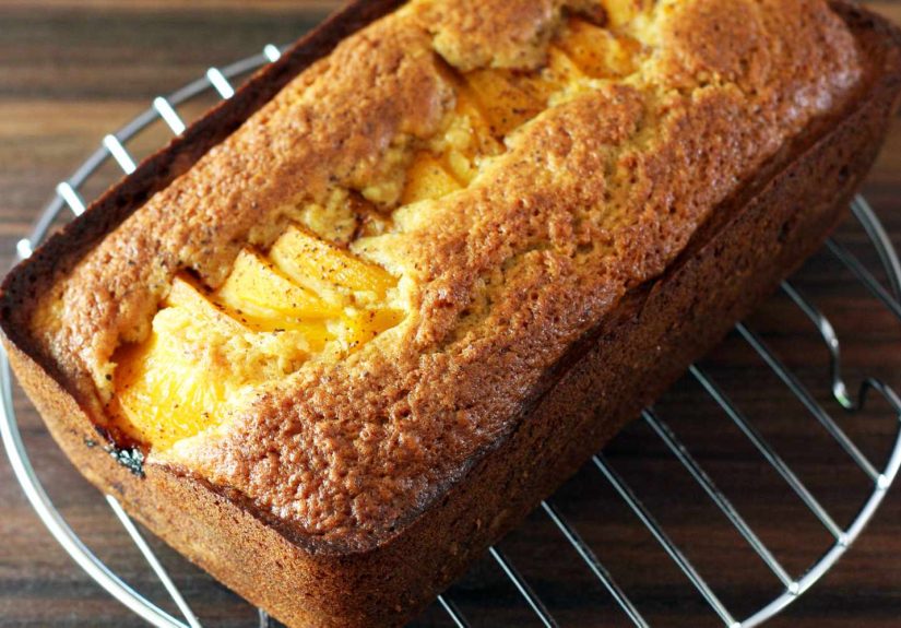 Moist Peach Cobbler Bread Recipe