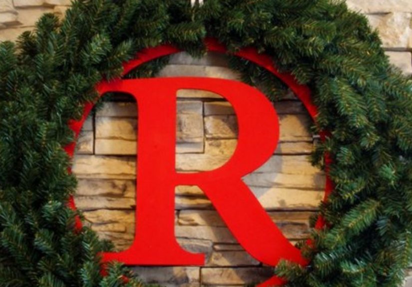 Monogram Christmas Wreath