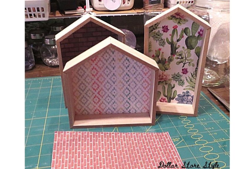 Turn Dollar Tree House Frames Into a Christmas Village