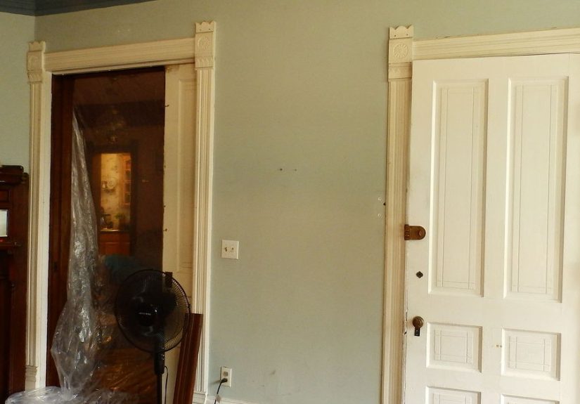 Victorian Dinning Room - Faux Wood Graining: Doors, Trim.