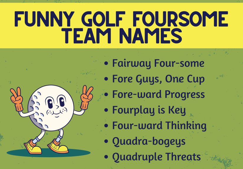 360+ Funny Golf Team Names for Guys & Girls