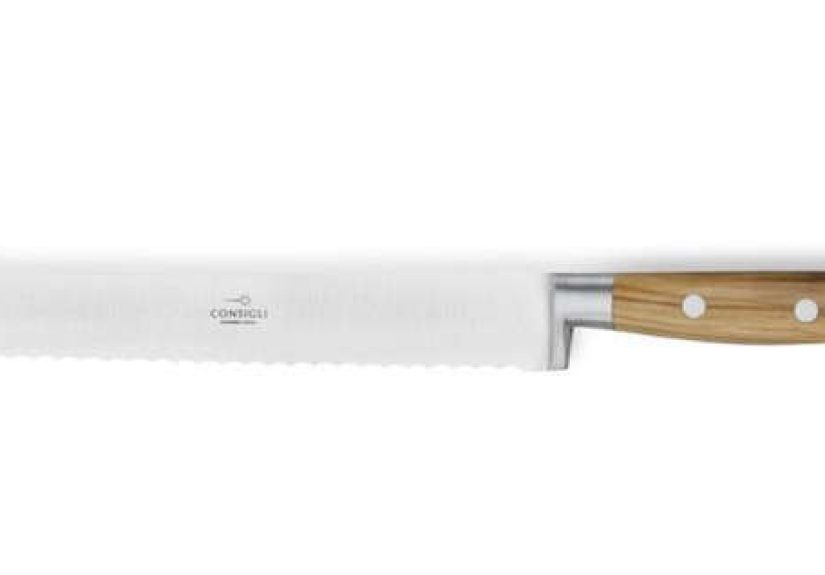 Consigli Olivewood Bread Knife