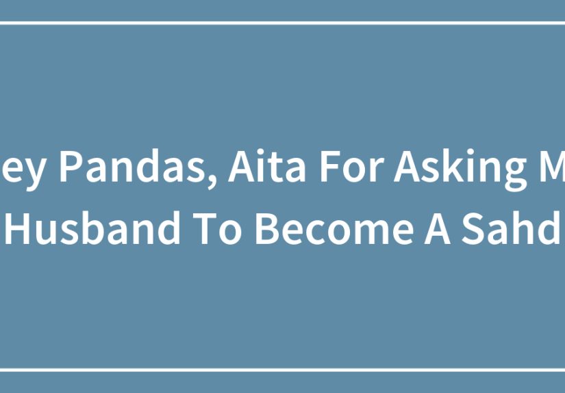 Hey Pandas, Aita For Asking My Husband To Become A Sahd