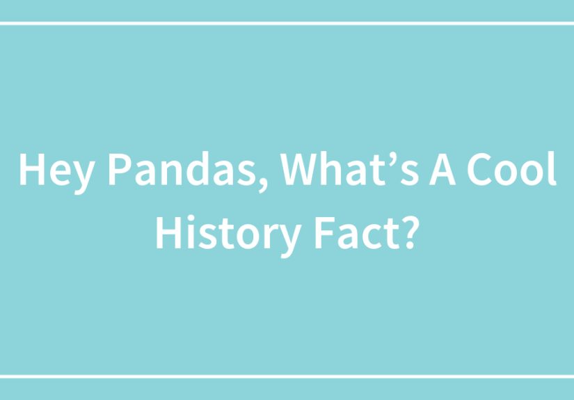 Hey Pandas, What’s A Cool History Fact? (Closed)