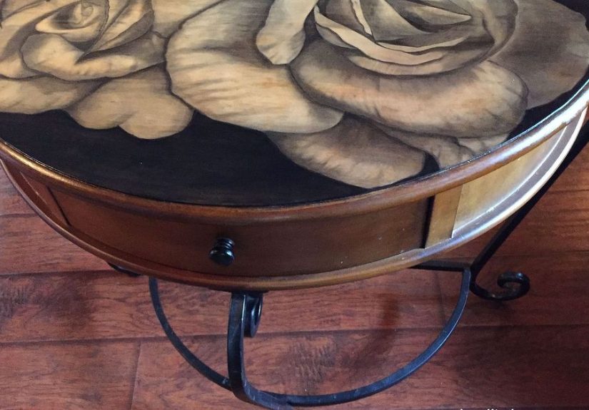 How to Stain to Refresh a Furniture Piece Into a Piece of Art DIY