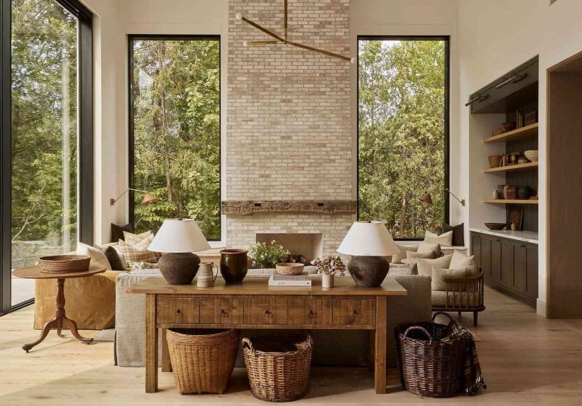 How to Style a Sofa Console Table For a Chic Living Room