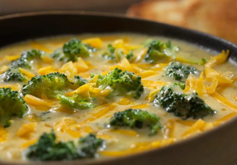 Lighter Creamy Broccoli Soup Recipe