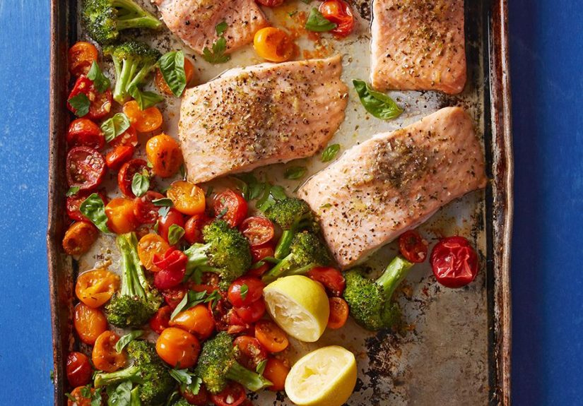 Roasted Salmon and Broccoli Recipe