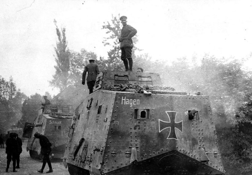 The First Tank-on-Tank Battle Happened 100 Years Ago