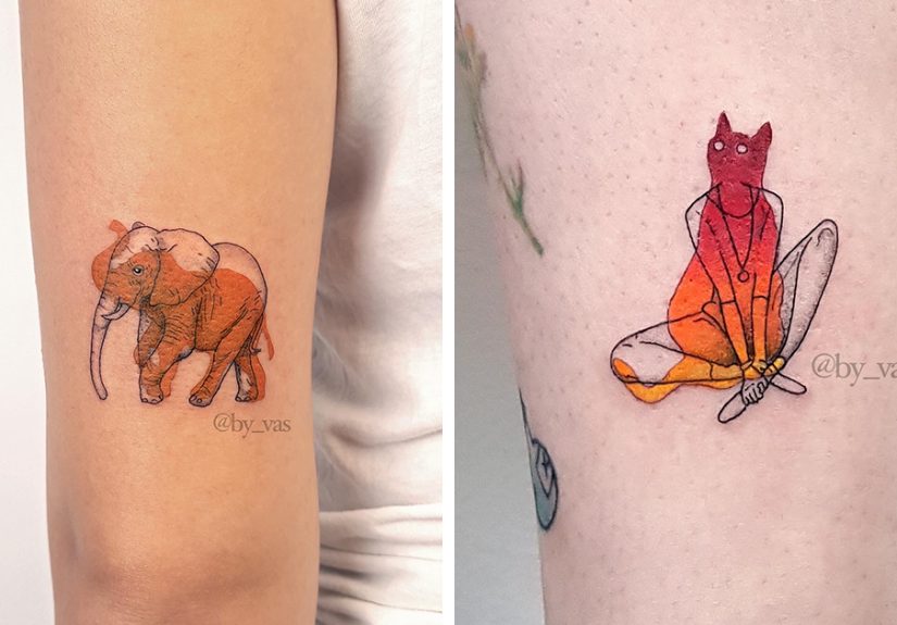 This Artist Creates Tattoos That Are A Combination Of “Where I Want To Be And Where I Actually Am,” And Here Are 20 Of The Best Ones
