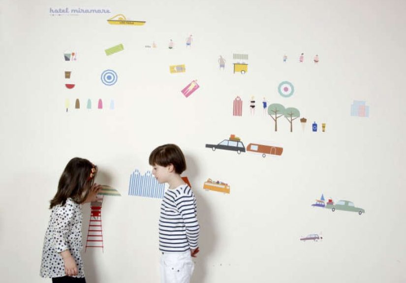 Fabric Wall Stickers for Little Decorators