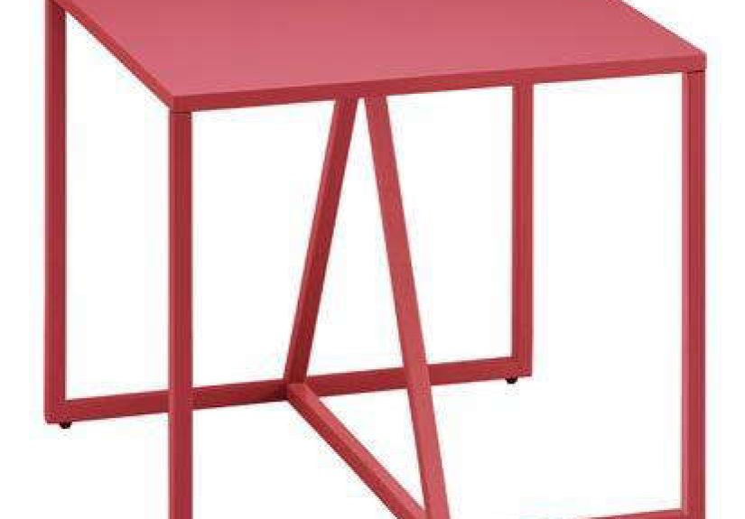 Furniture: High/Low Red Nightstands