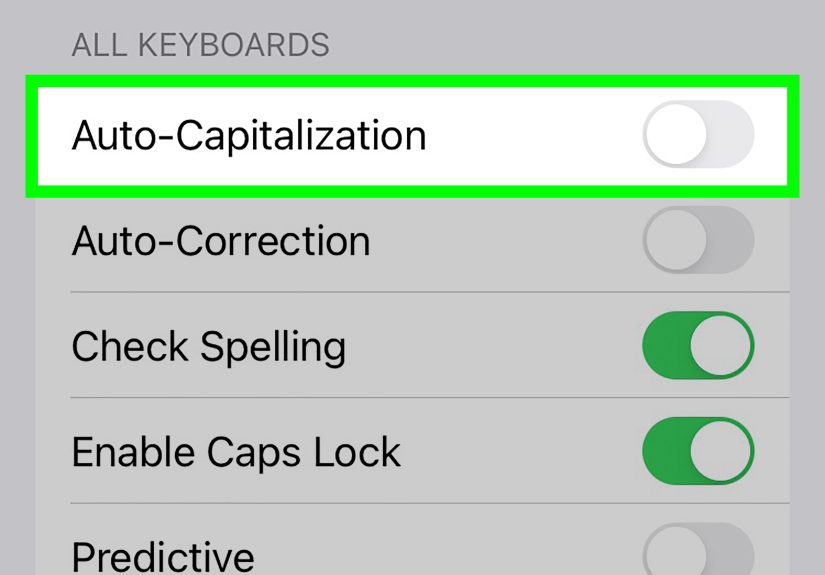 How to Enable Lowercase Keys on an iPhone + Disable Auto-Cap