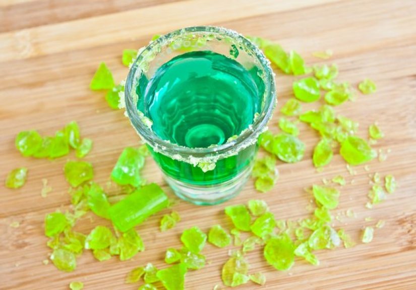 How to Make a Green Apple Candy Shot