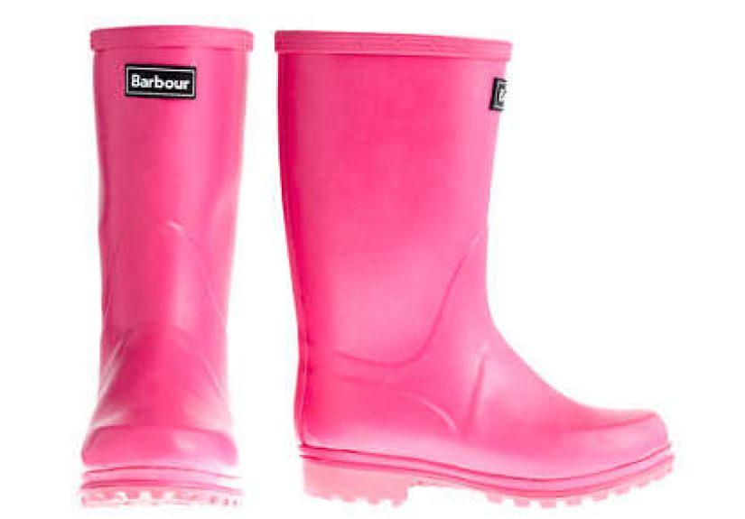 Kids' Barbour Wellington boots