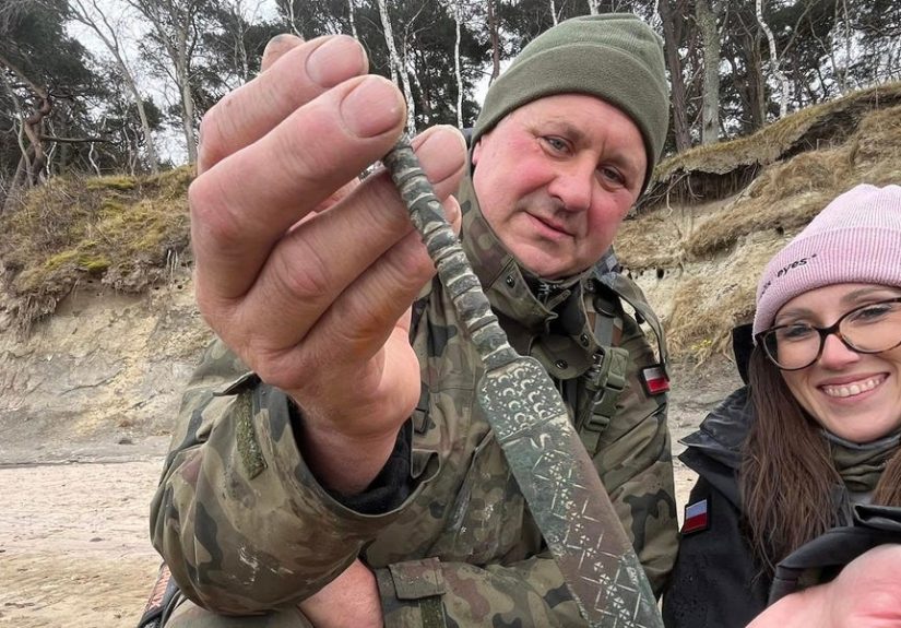 Metal Detectorists Find Stunning 2,800-Year-Old Dagger on the Beach