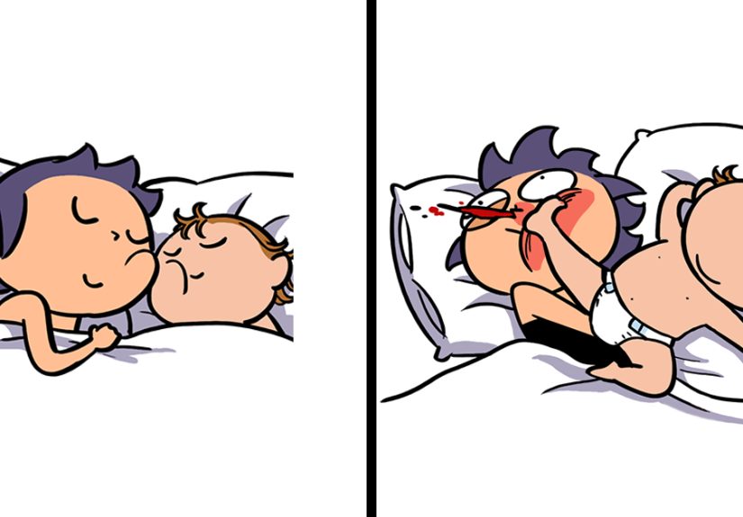 Mom Illustrates How A 2-Year-Old Can Hurt You And It’s Too Painful