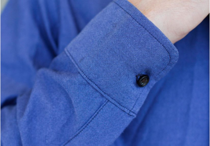 Nautical Blue & Indigo Pinpoint Oxford Jack