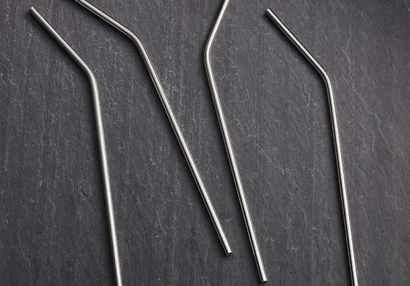 Set of 4 Stainless Steel Straws