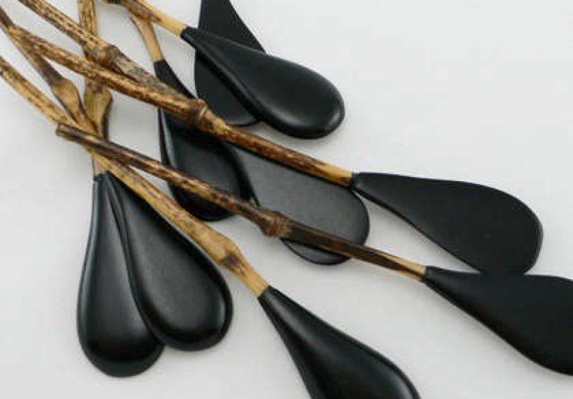 Tabletop: Urushi Bamboo Spoons