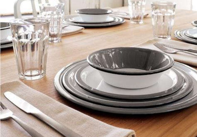 Tabletop: Variopinte Enamelware on Sale at DWR