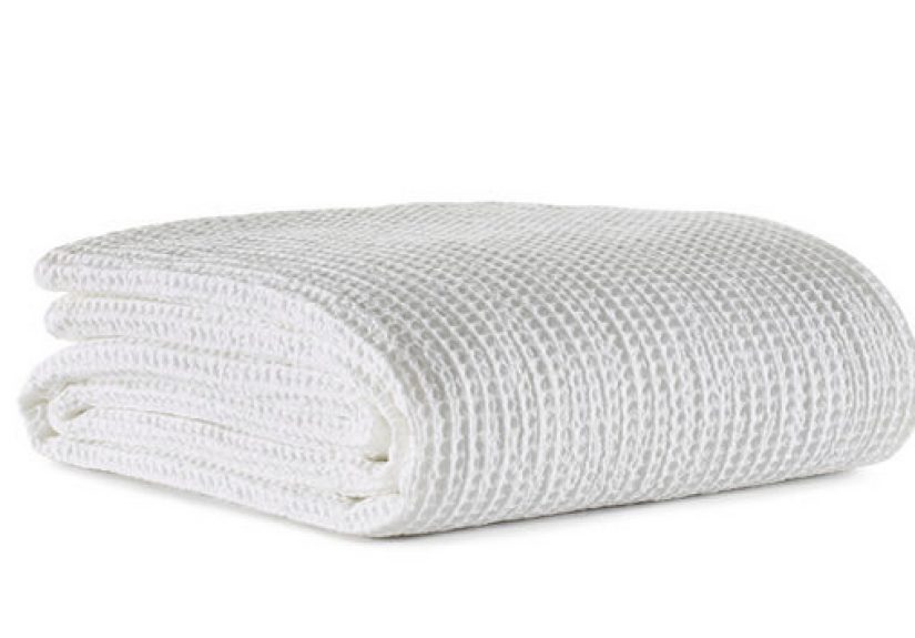 Waffle Weave Cotton Throw