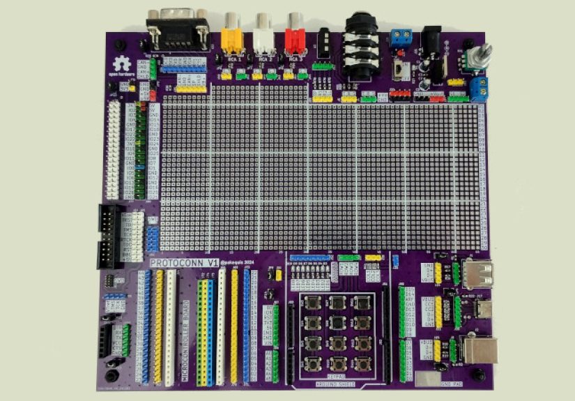A Prototyping Board With Every Connector