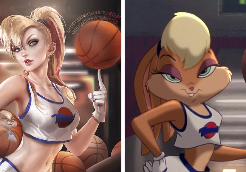 Artists Reimagine Non-Human Cartoon Characters As Humans, And The Results Are Absolutely Awesome