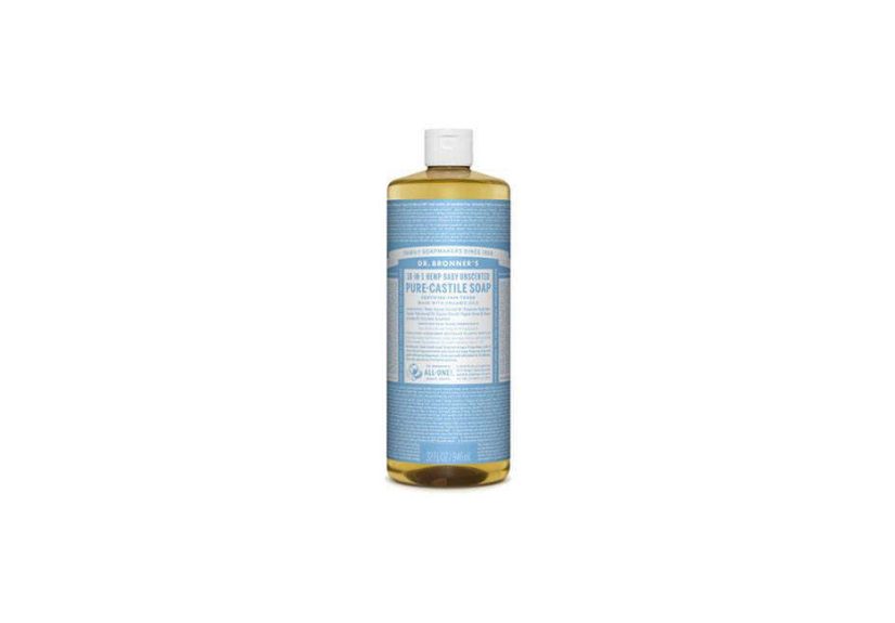 Dr. Bronner's Unscented Baby-Mild Castile Liquid Soap