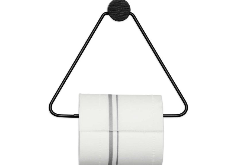 Ferm Living Black Toilet Paper Holder