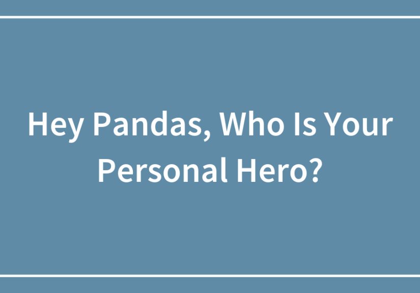 Hey Pandas, Who Is Your Personal Hero?