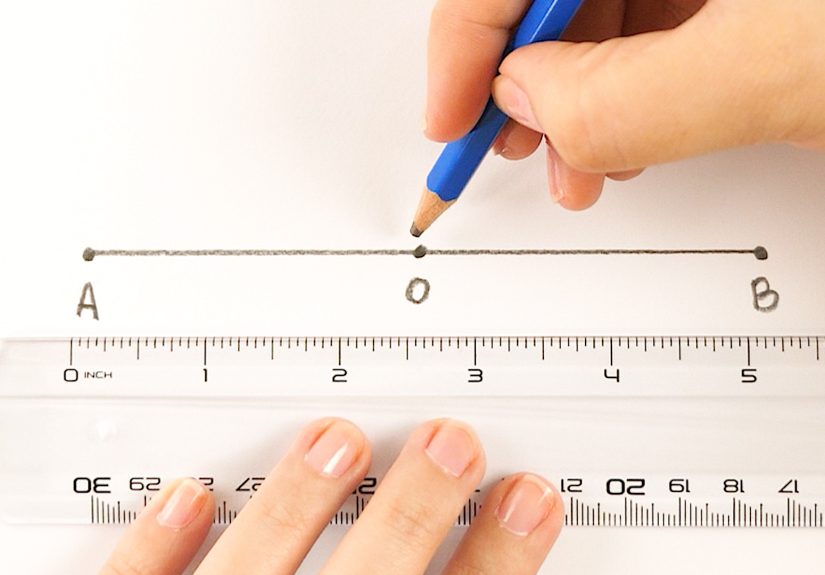 How to Construct a 90 Degrees Angle Using Compass and Ruler