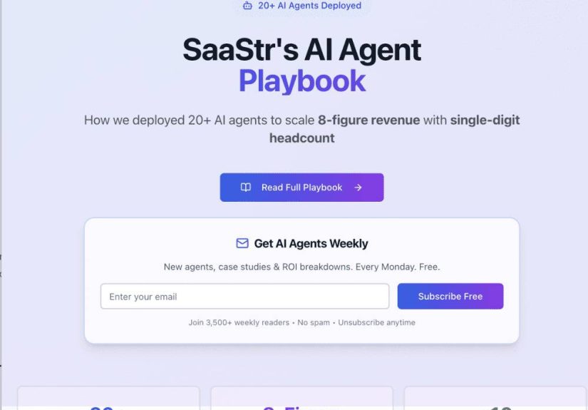 How We Went From 20+ Humans to 3 Humans + 20 AI Agents at SaaStr: More Work, Less Drama, Triple the Output