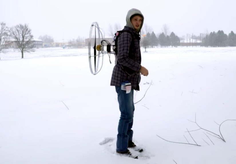 Propeller Backpack For Lazy Skiers